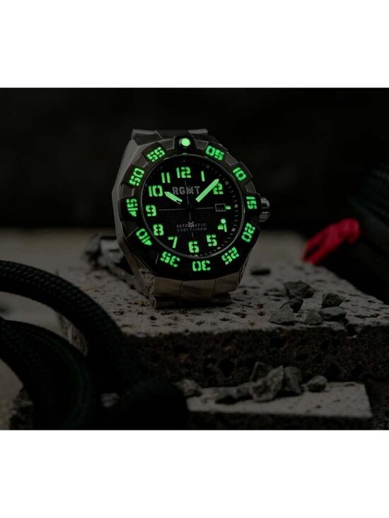 NWT Rgmt Field Master Black Dial Men\'s Watch